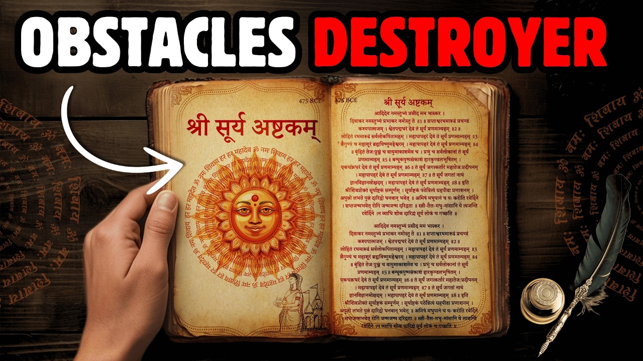 Ancient Sun Mantra To Remove Negative Energy from MIND, BODY, SOUL & HOME |(Surya Ashtakam Mantra)