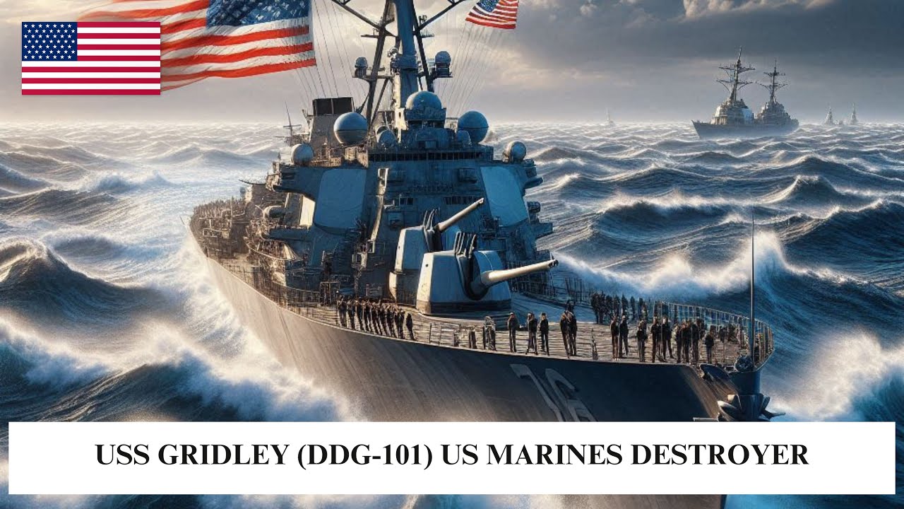 USS Gridley (DDG-101) US Marines Destroyer