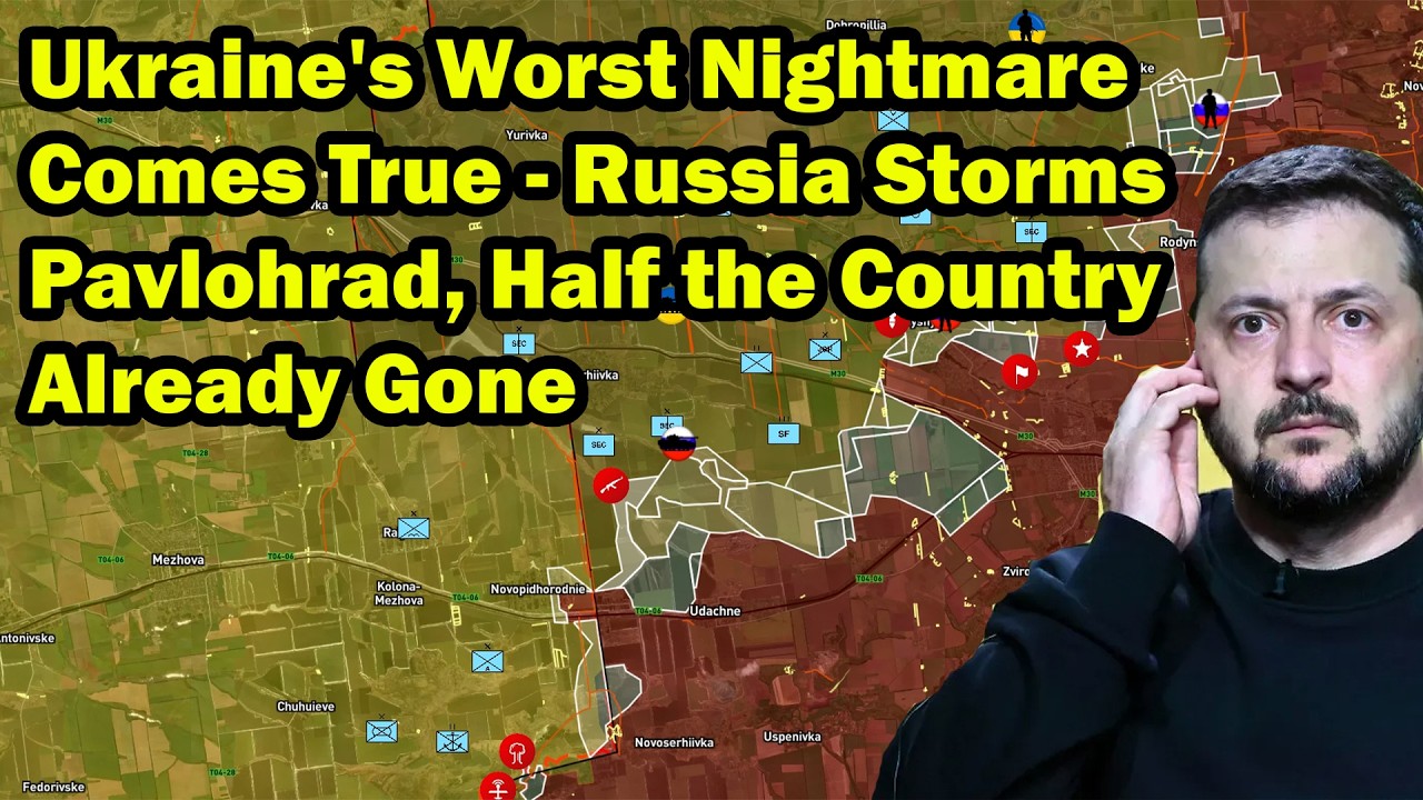 Ukraine's Worst Nightmare Comes True - Russia Storms Pavlohrad, Half the Country Already Gone