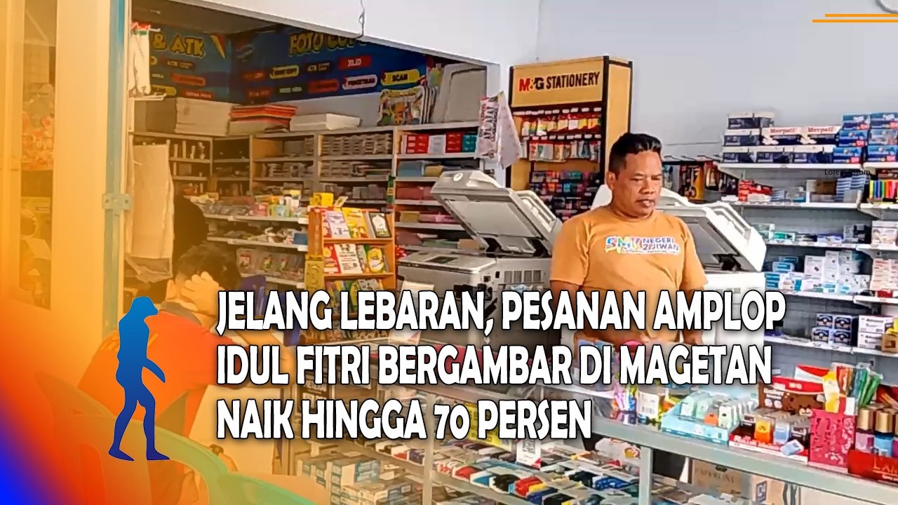 MAGETAN Jelang Lebaran, Pesanan Amplop Idul Fitri Bergambar Di Magetan Naik Hingga 70 Persen