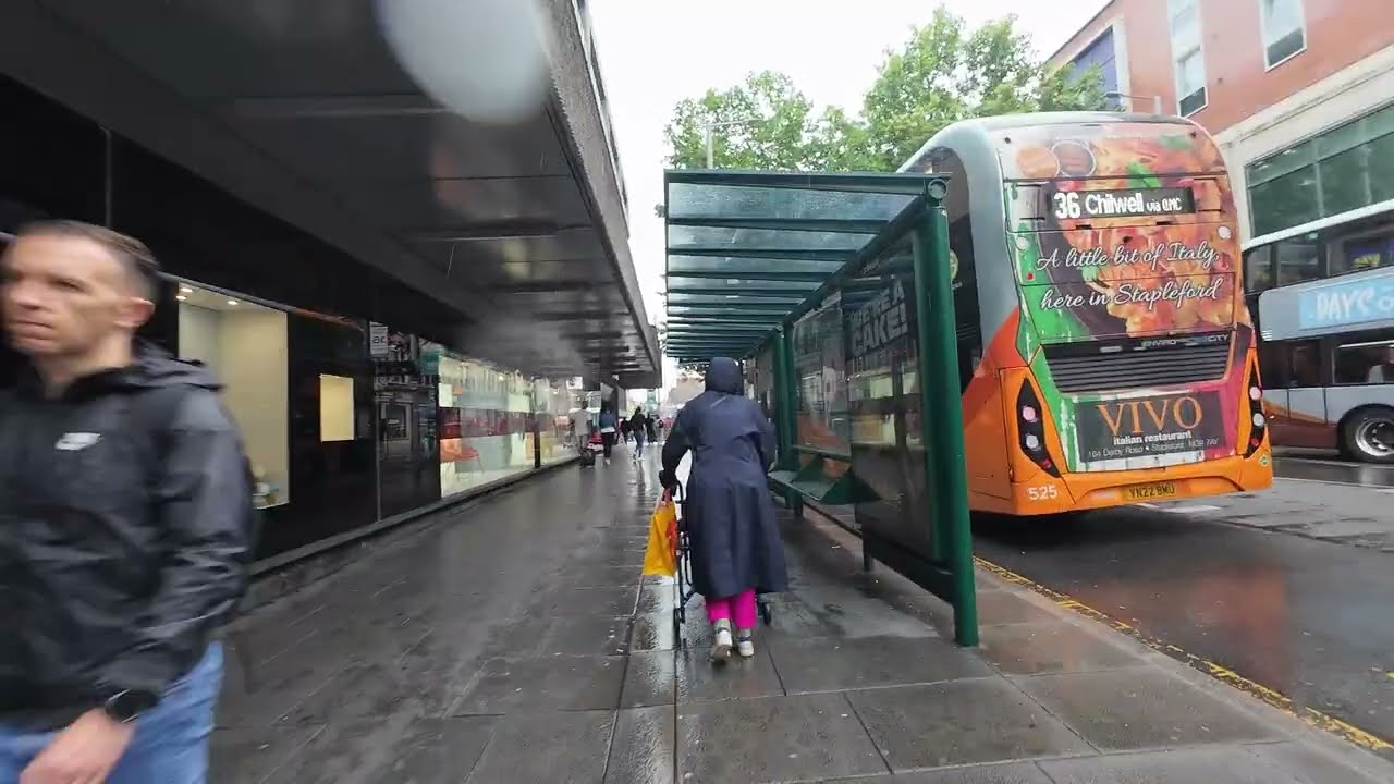 Victoria Centre Bus Station to Nottingham Castle, Sat 19 July 25, 10:40 (4k60)