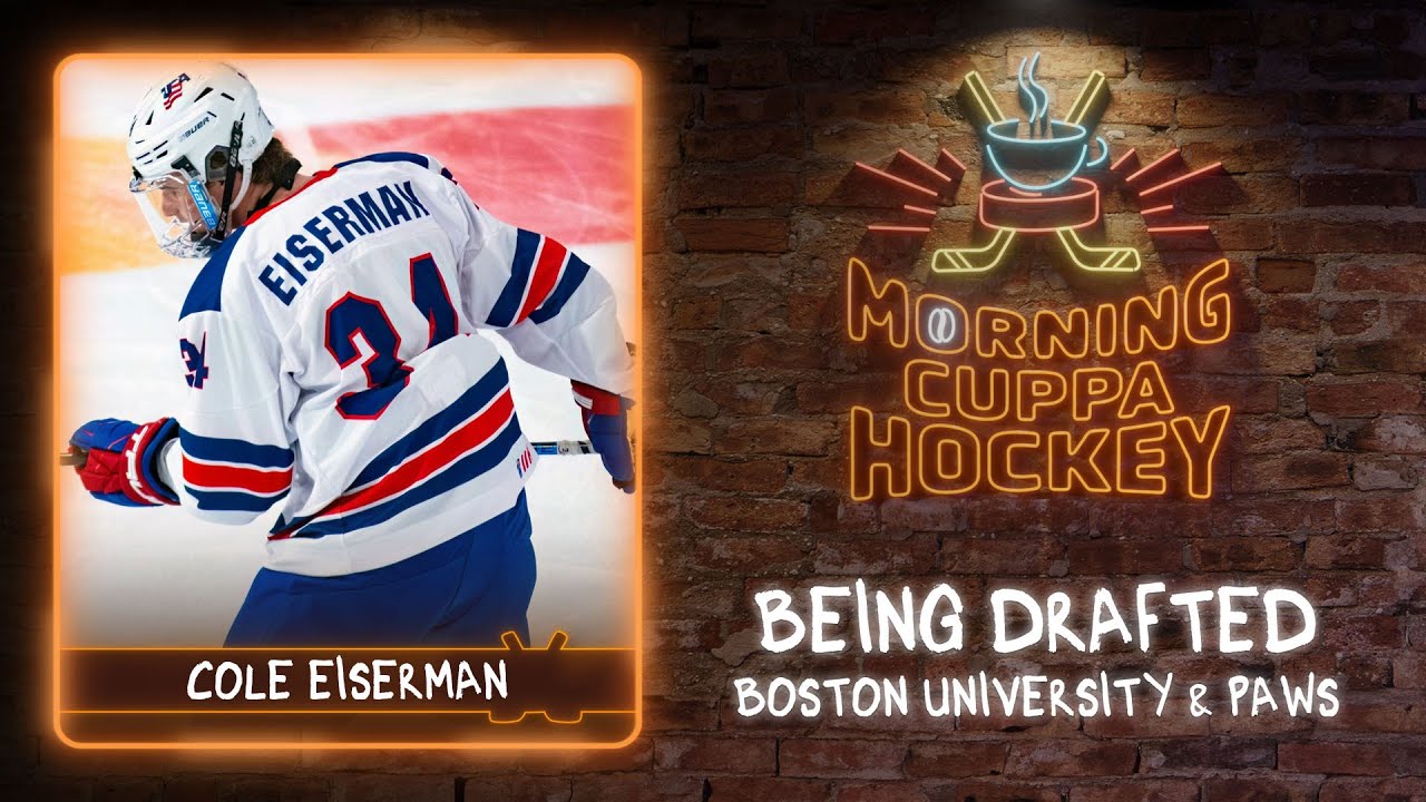 Cole Eiserman On Being Drafted, Going To B.U., And Proving His Worth | Morning Cuppa Hockey