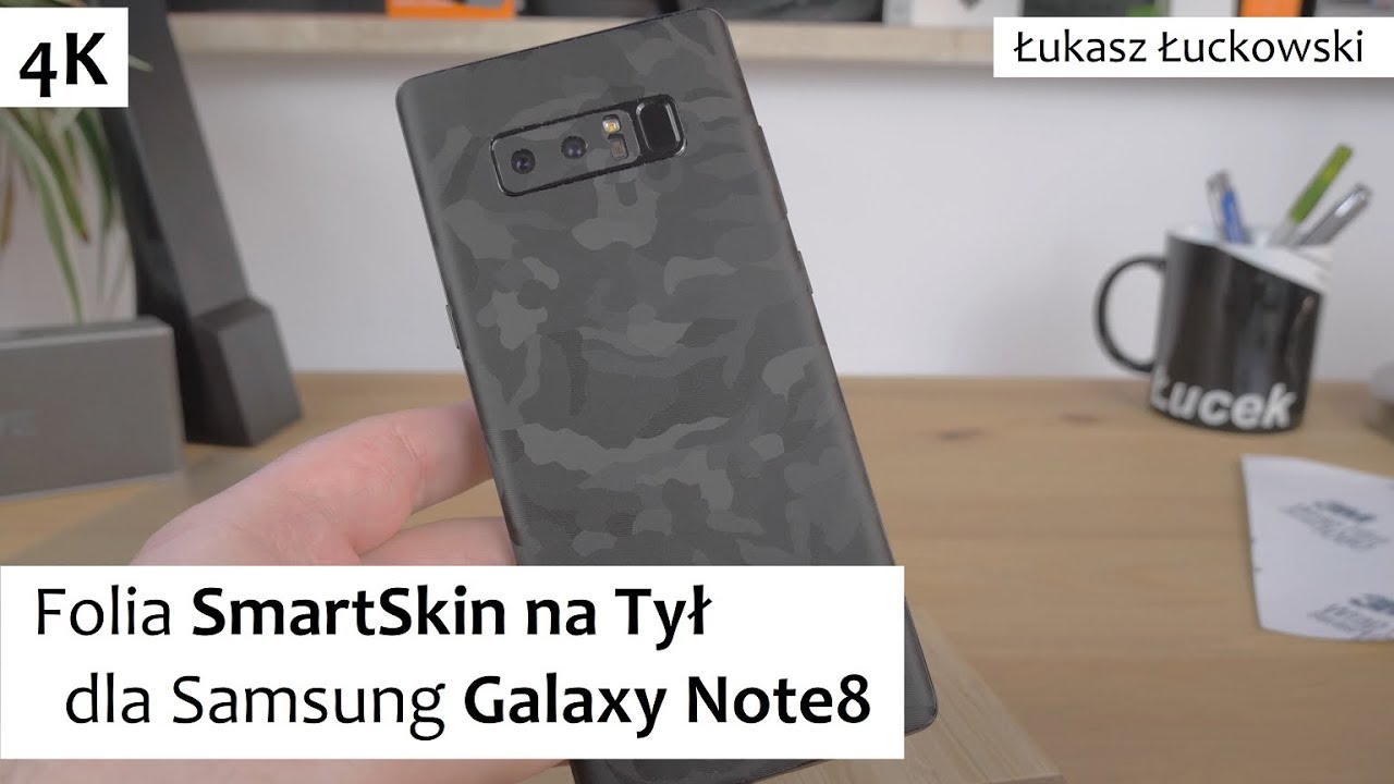 Folia SmartSkin na Tył dla Samsung Galaxy Note8 | Montaż