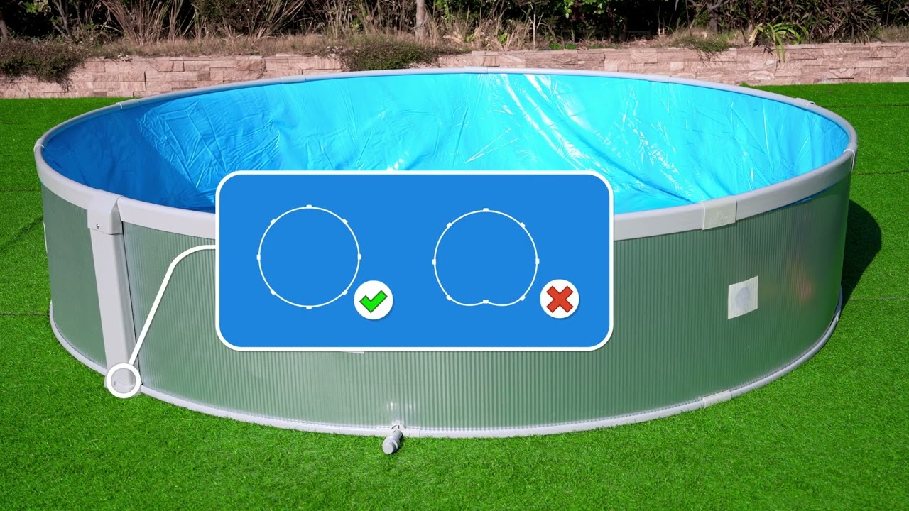 Bestway® 2026 Above Ground Frame Pools TANX™ Pools   Round Install 1