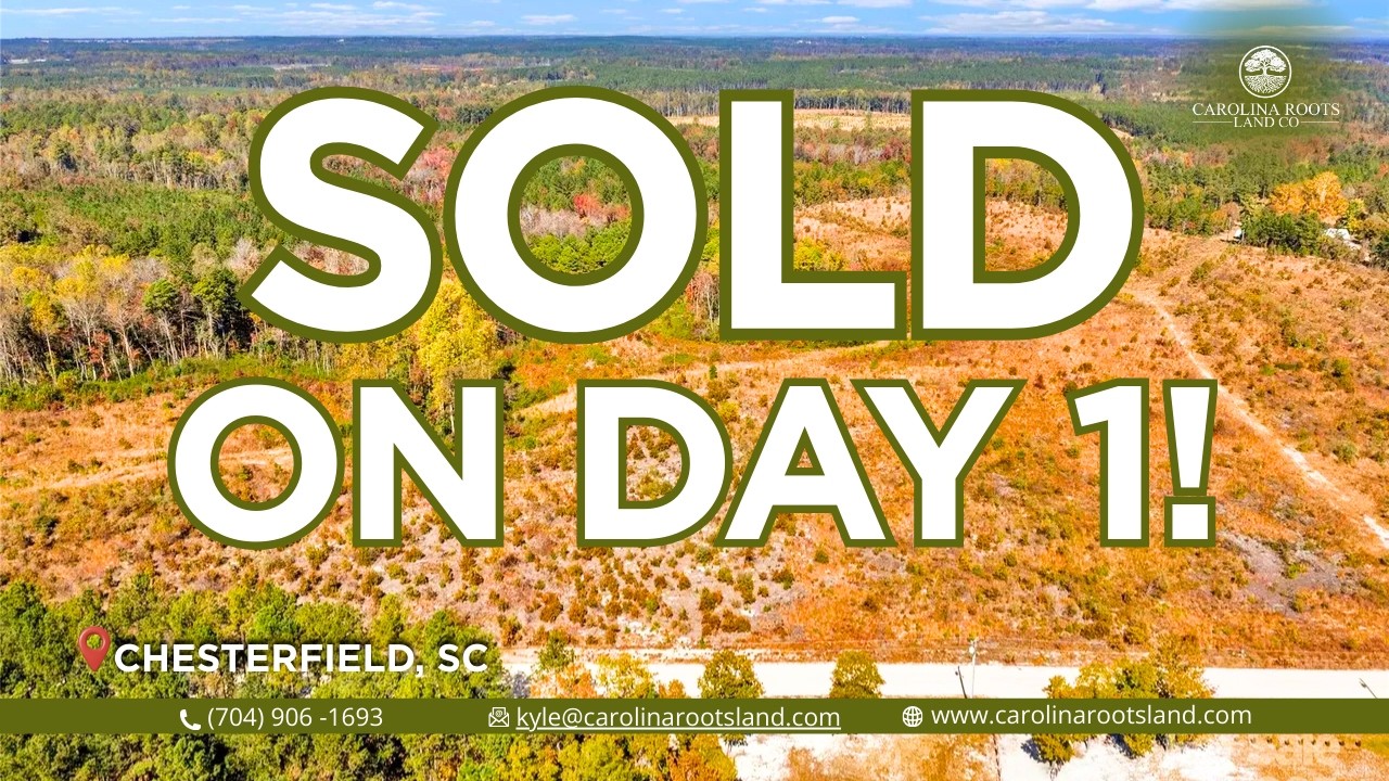 Giant 350-Acre Recreational Land in Lancaster, SC | SOLD First Day on Market
