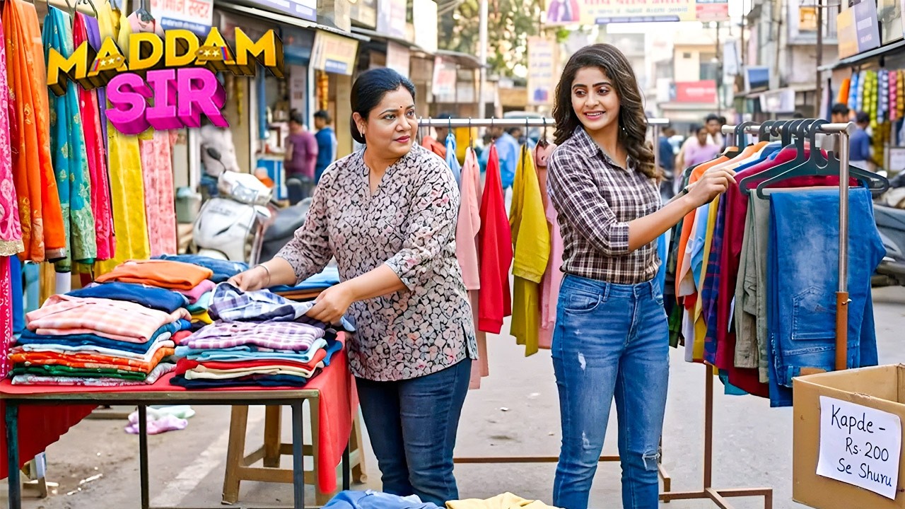 पुलिस की नौकरी छोड़कर Karishma Singh और Pushpa Ji ने सड़क पर लगाई कपड़े की दुकान! | Madam Sir