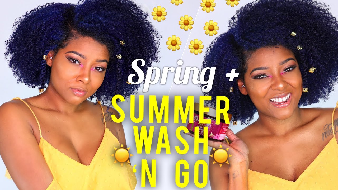 Moisturized Wash and Go Routine for Summer | Soft, Defined + Shiny Curls | Natural Hair