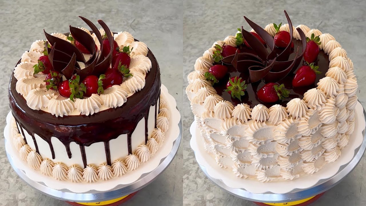 nueva tecnica con espatula y chocolate para decorar pasteles