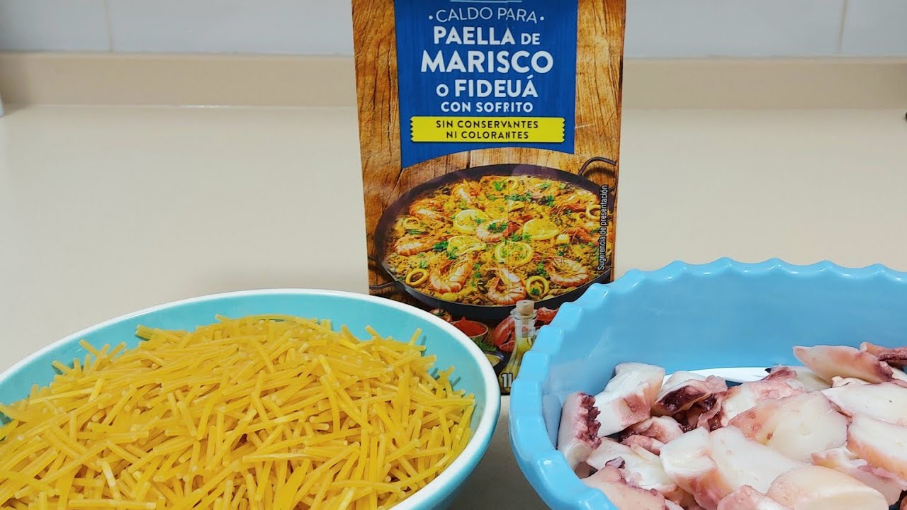 🥘 FIDEUÁ FÁCIL 👌 SÓLO 3 INGREDIENTES EN 10 MINUTOS 🕑 // BEATRIZ COCINA