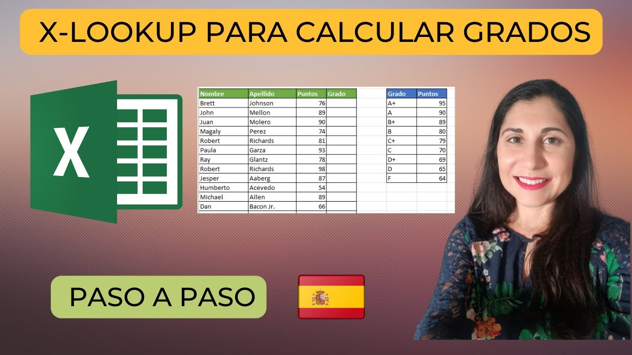 #MsExcel Calcula tus grados con #xlookup