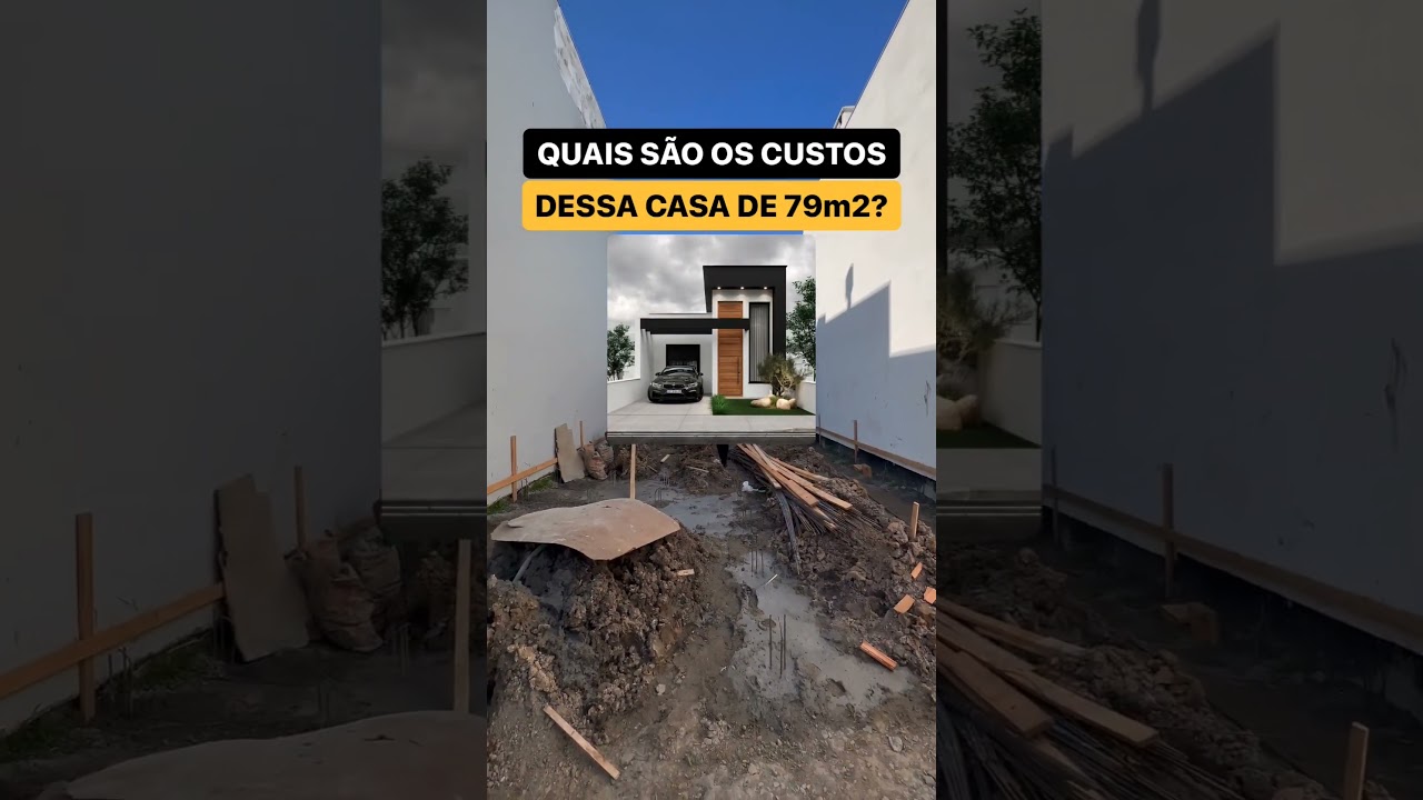 Quais s&atilde;o os custos desta casa de 79m&sup2; #constru&ccedil;&atilde;o #reforma #construcaocivil