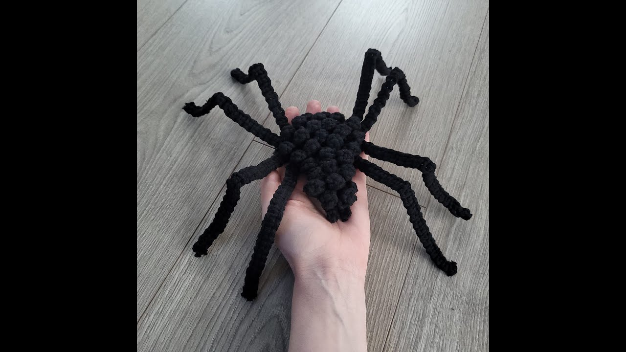 PART 1 - BODY.  DIY Halloween decorations. DIY spider. Macrame tutorial. Macrame spider. #diy