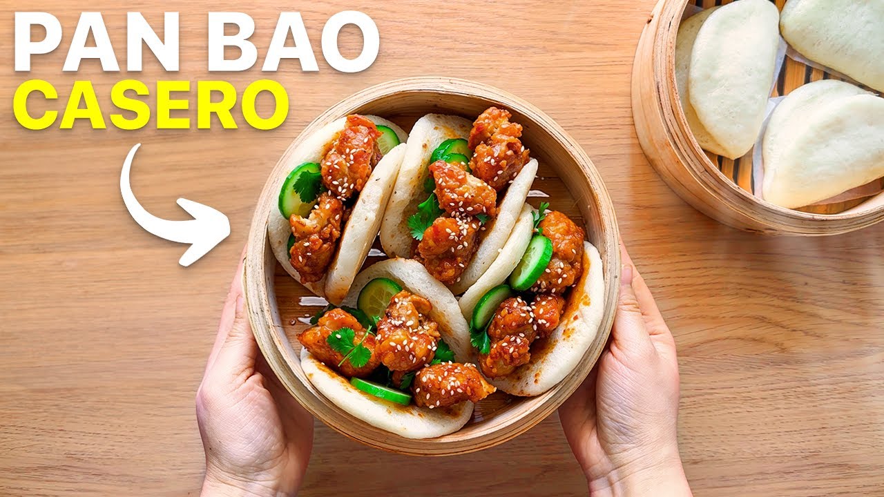 Cómo hacer Pan Bao (súper esponjoso) | Cocina con Coqui