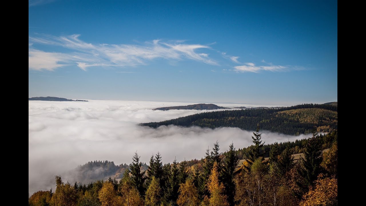 Meluzína Krušné hory / Erzgebirge 1097 m.n.m. svítání
