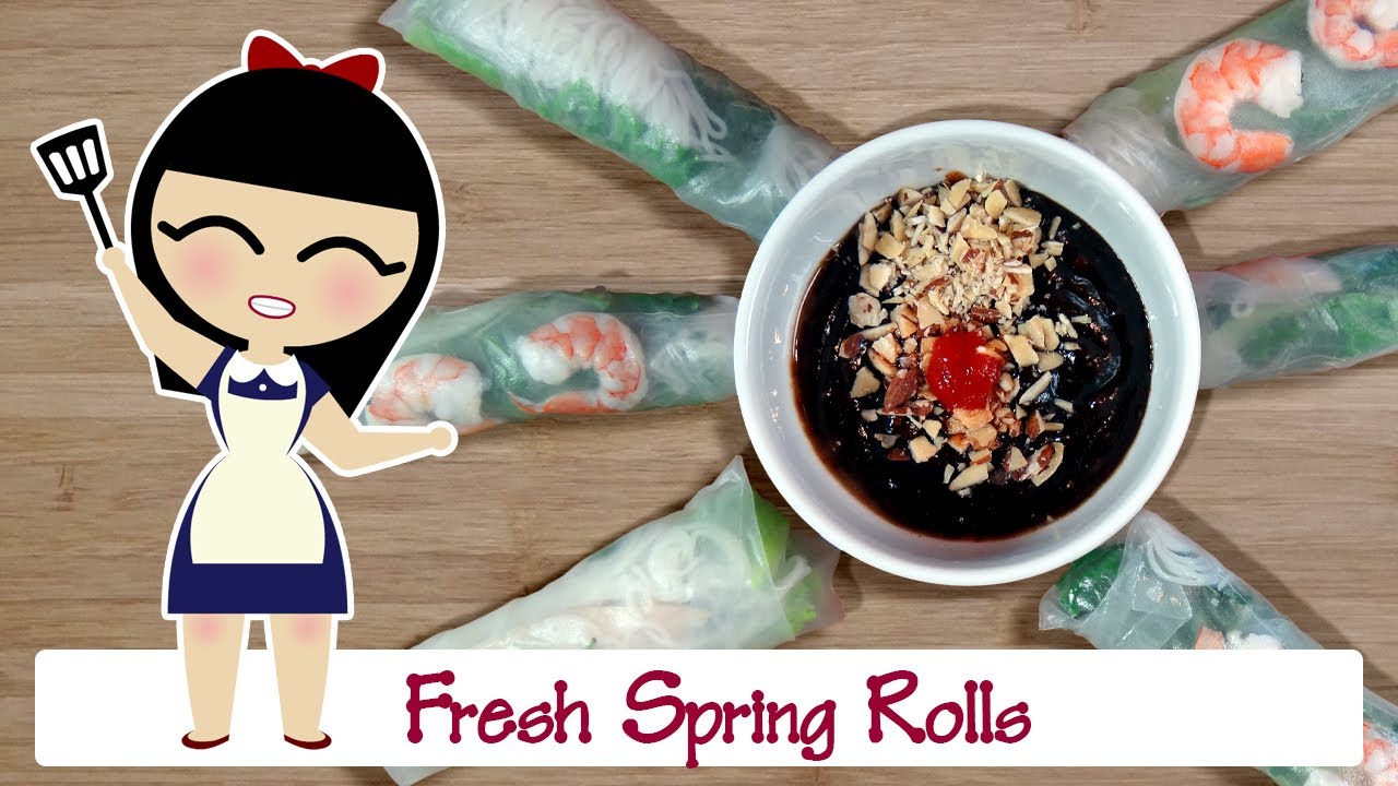 Delicious Vietnamese Fresh Spring Rolls