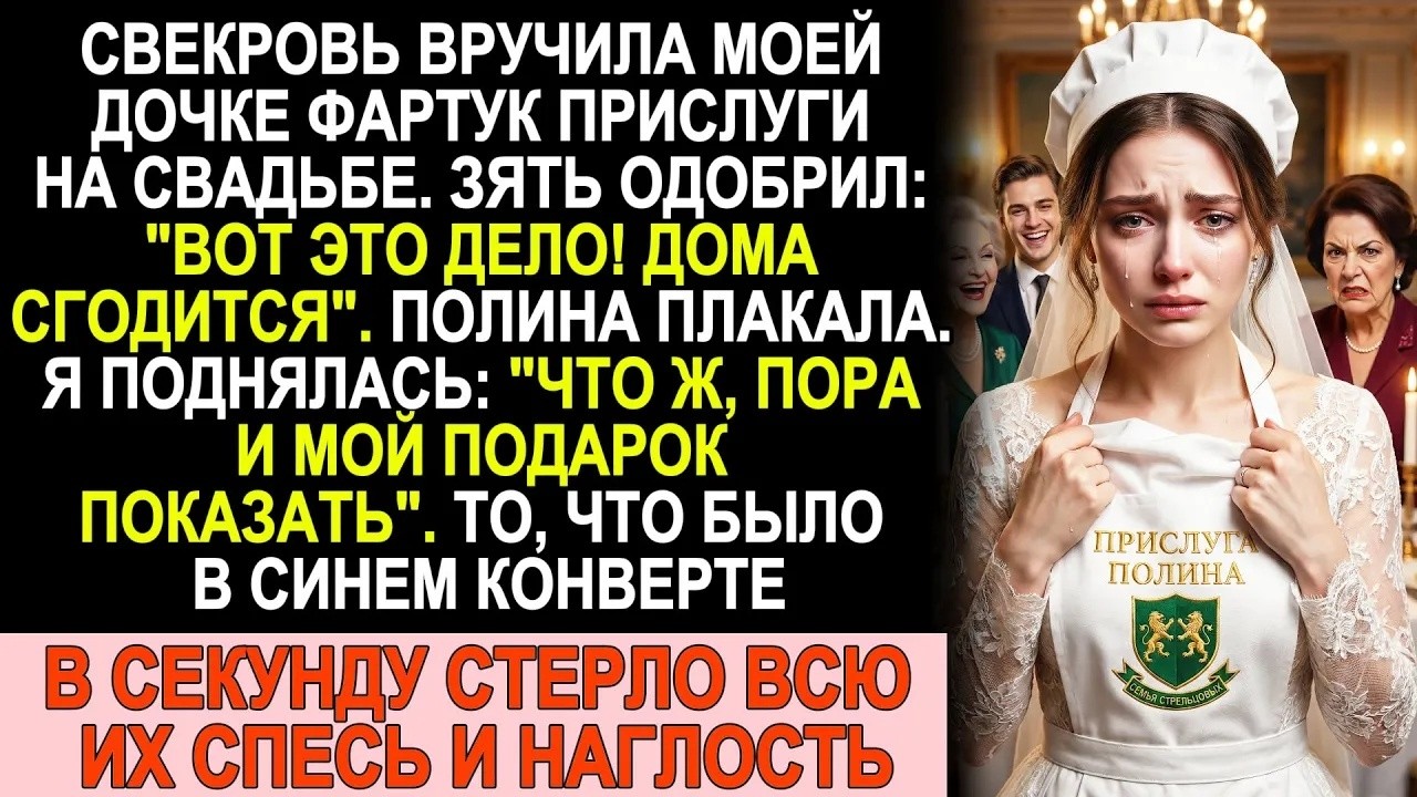 ＂Ей пригодится дома!＂   сказал жених о форме прислуги для невесты  Ответ тёщи поразил всех