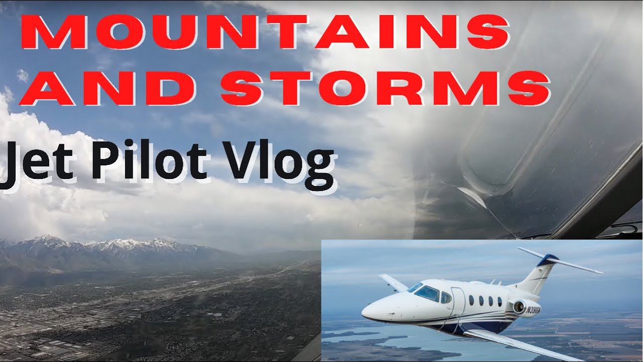 Mountains and Thunderstorms- Salt Lake City to Phoenix in a Private Jet