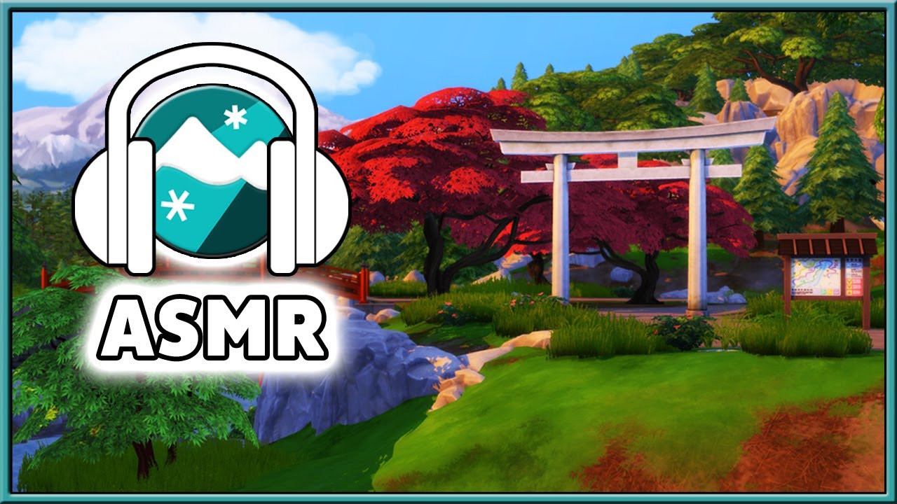ASMR | The Relaxing Sounds of The Sims 4: Snowy Escape (No Commentary)