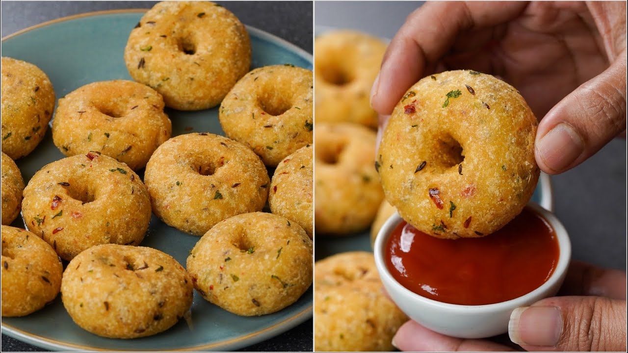 Suji Medu Vada in 15 Mins | Crispy Breakfast or Tea Time Snacks | Easy & Quick Suji Vada Recipe