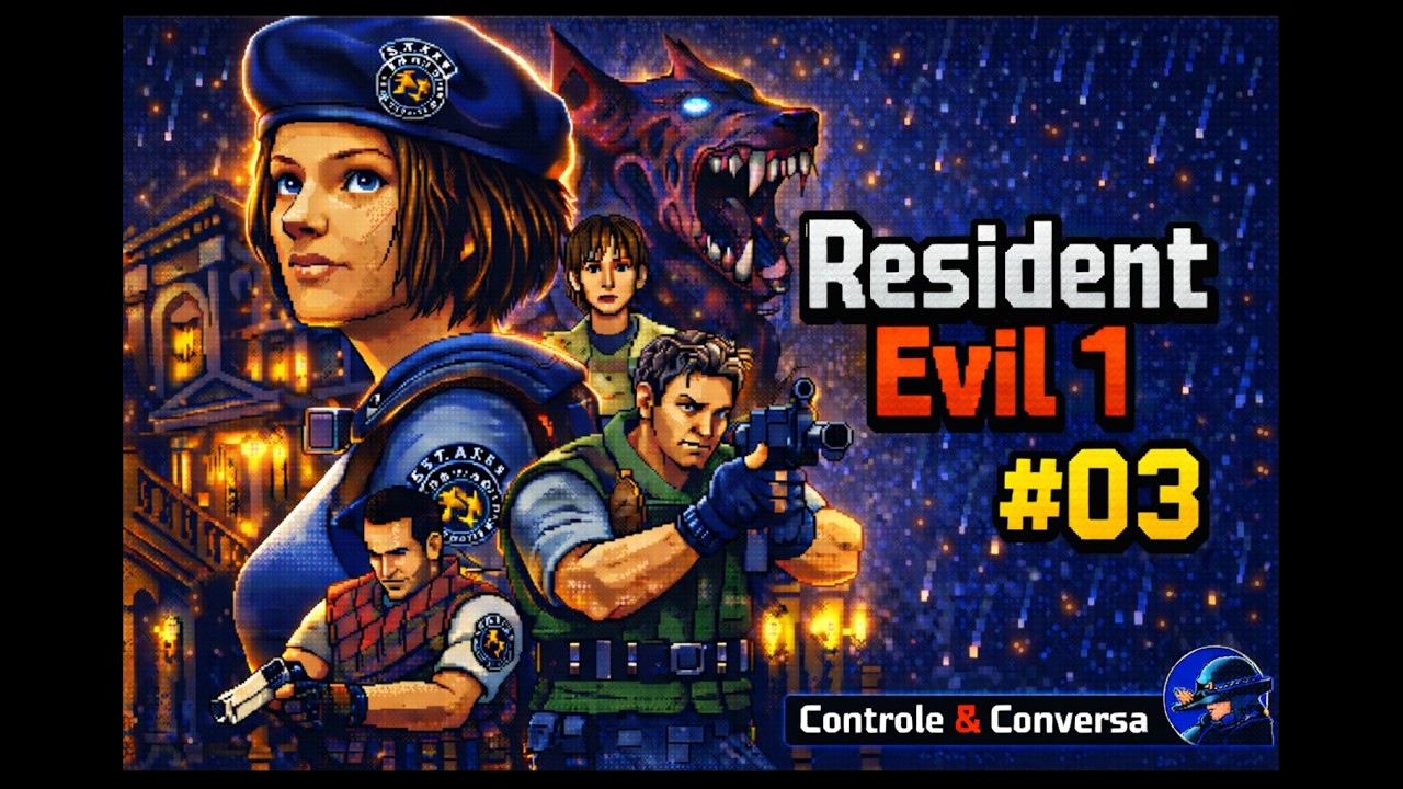 Resident Evil 1 Remake — #03 | Controle & Conversa (Sem edição / PT-BR)