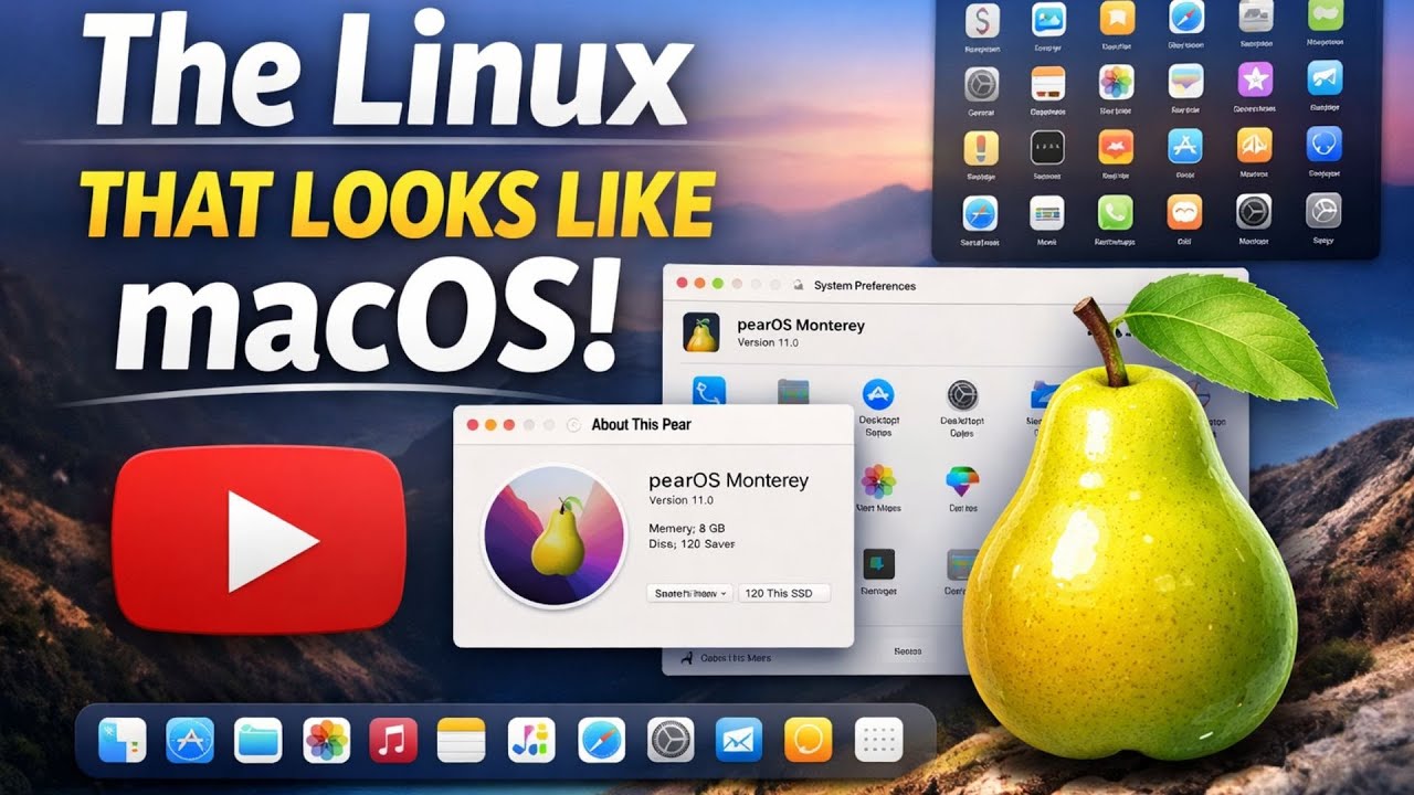 pearOS возвращается — дистрибутив в стиле macOS на основе Arch (NiceC0re 25.12)