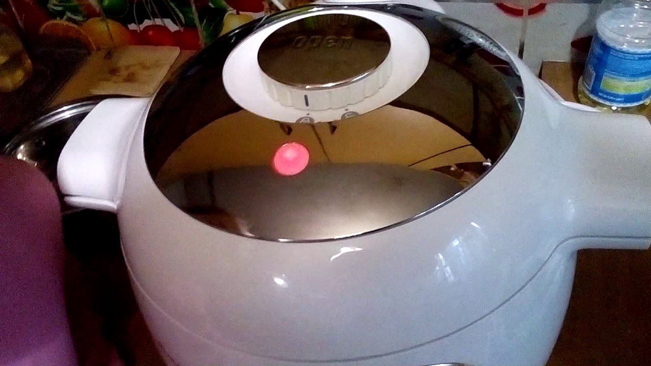Приготовление яблок на пару  в Мультиварке-скороварке MOULINEX Cook4Me CE7011
