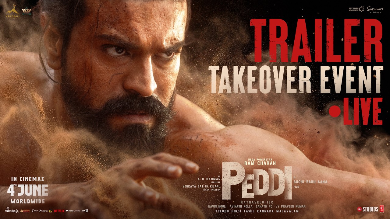 Live Event: Peddi Trailer Takeover | Ram Charan | Janhvi Kapoor | A R Rahman | Buchi Babu Sana