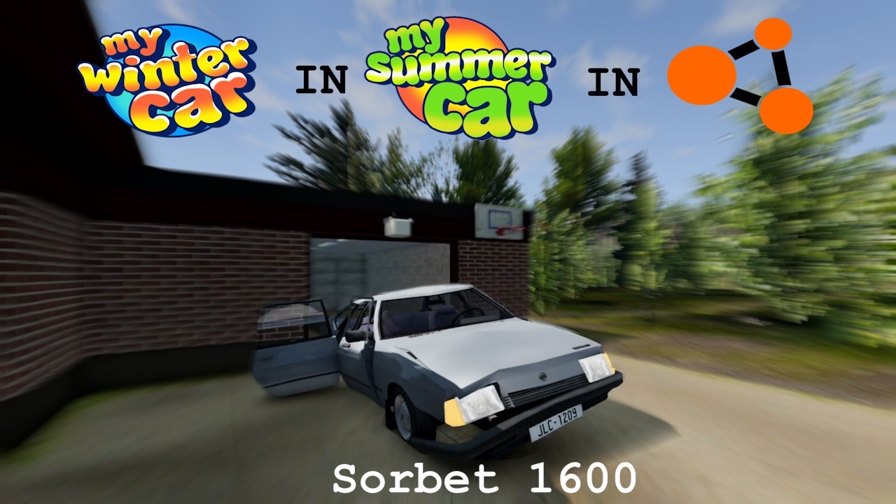 My Winter Car in Summer in BeamNG!? - Sorbet 1600 POV Drive (BeamNG VR)