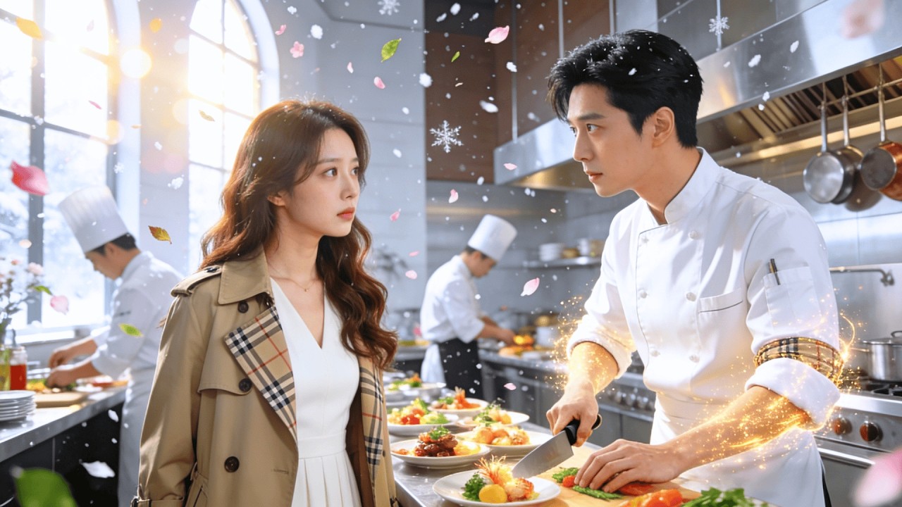 Rich girl seeks rescuer decade.New chef sparks her.Token stolen,imposter poses.A dish reveals truth.