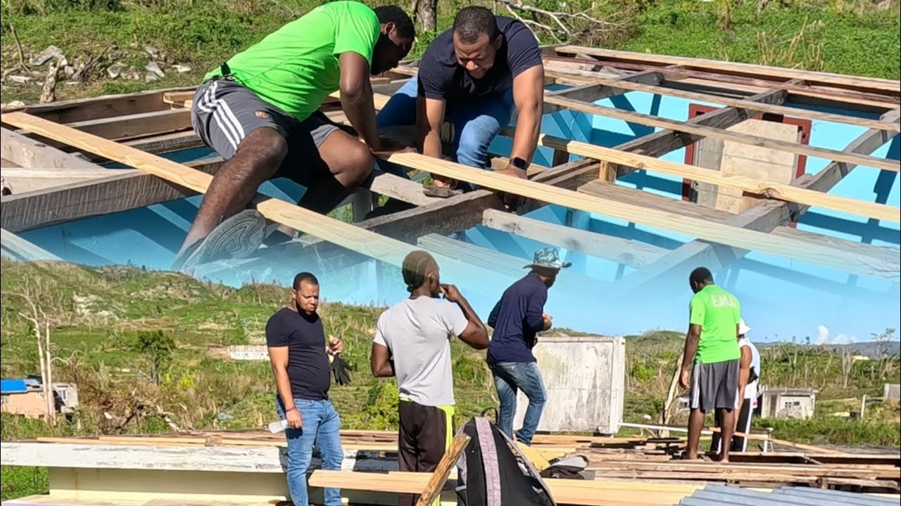 Rebuilding After Hurricane 🌀 Mellisa…. Each One Help One…. Westmoreland,Jamaica 🇯🇲 