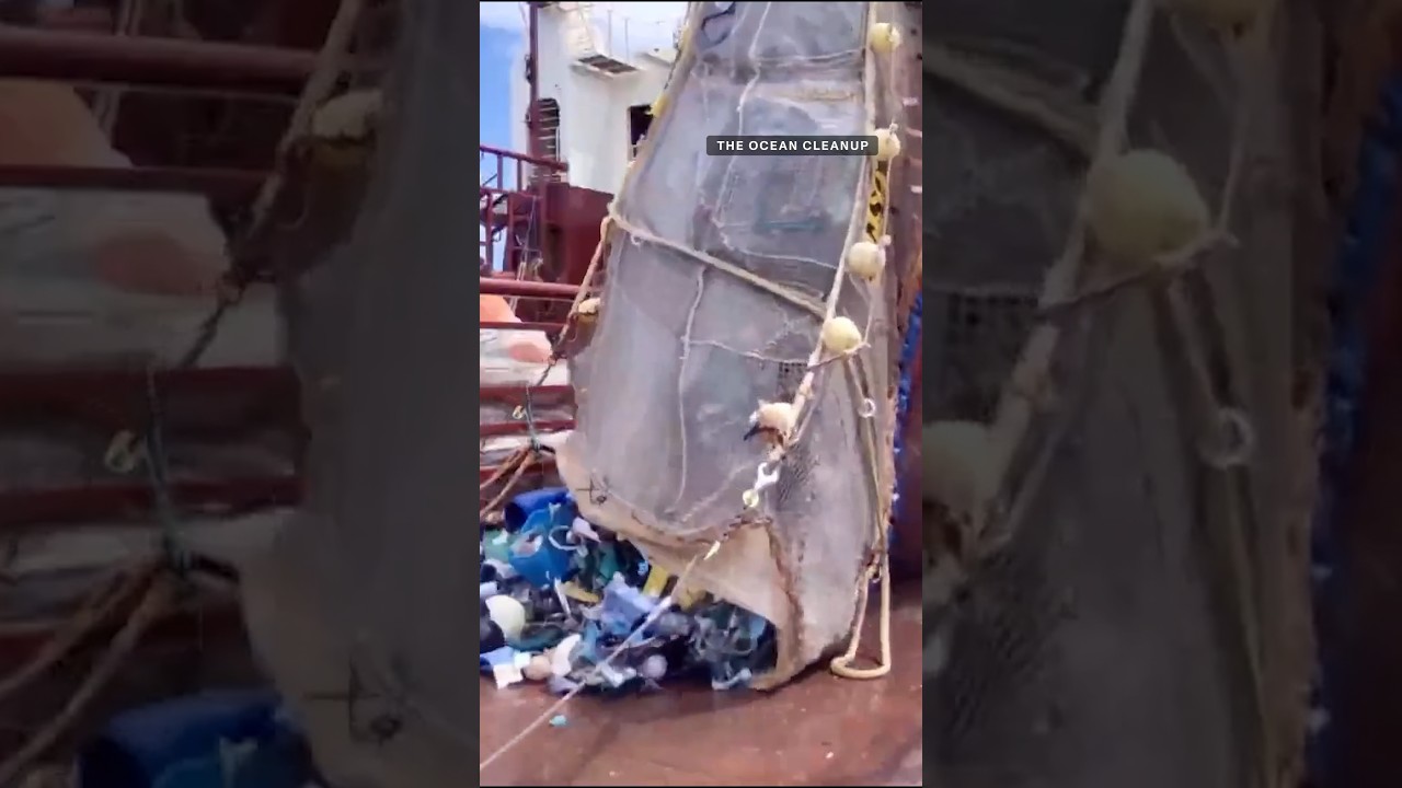 Ocean Cleanup's 100th Extraction in Under 60 Seconds