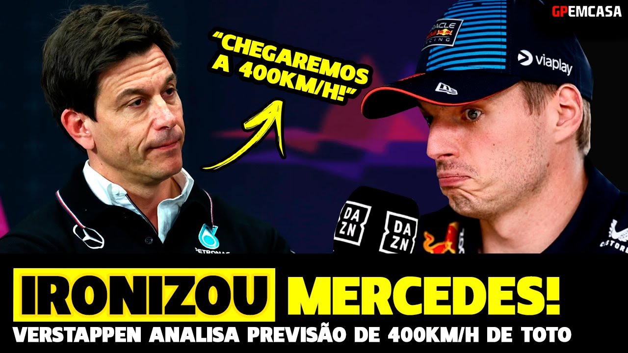 VERSTAPPEN IRONIZA EXPECTATIVA DA MERCEDES SOBRE MOTORES DE 2026 | F&Oacute;RMULA 1|GPEMCASA