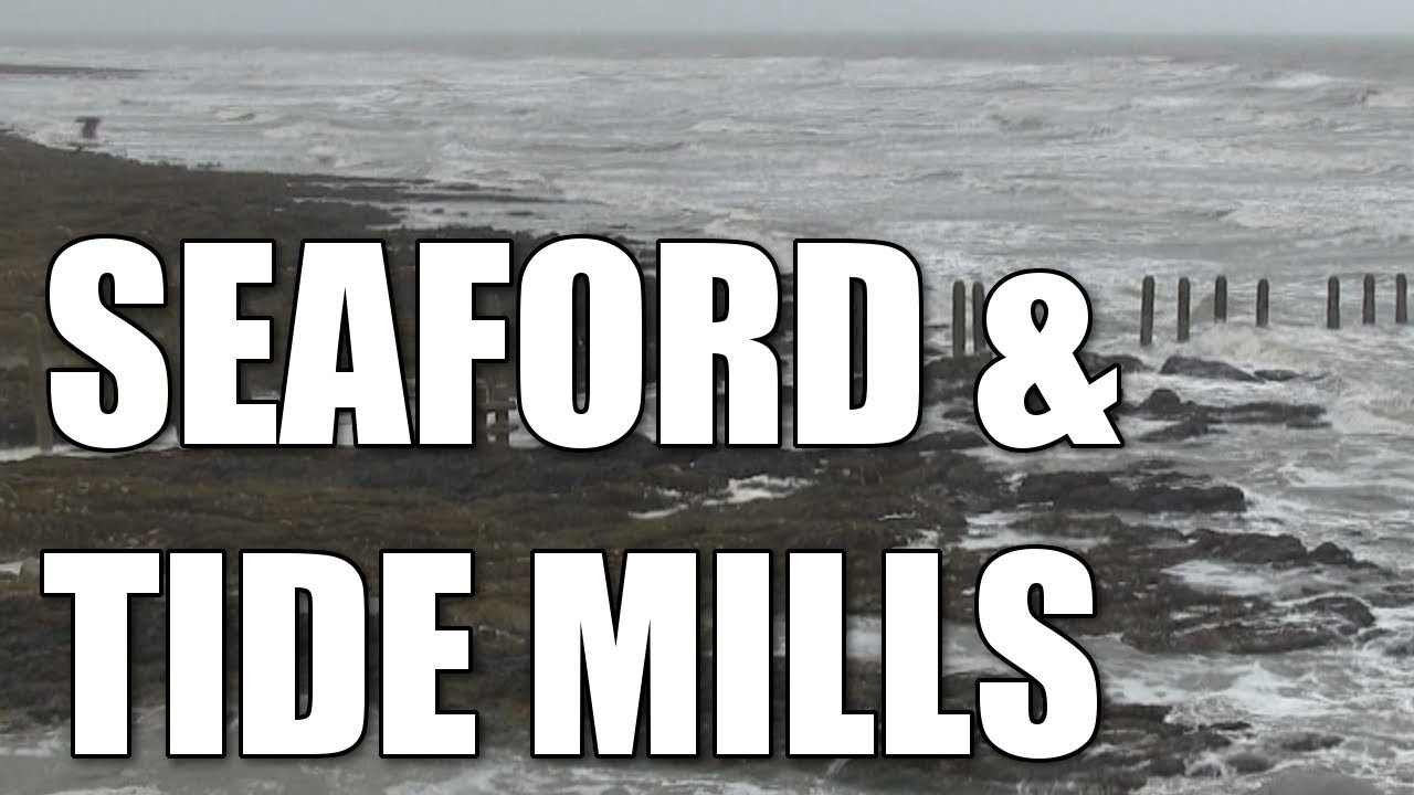 Seaford & Tide Mills in East Sussex - English sea fishing locations, South Coast, England, Britain,