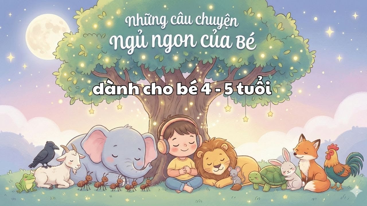 Truyện Ngụ Ngôn Ru Ngủ Cho Bé 4–5 Tuổi | Kể Chậm, Giọng Nữ Dịu Dàng | Dừa Audio