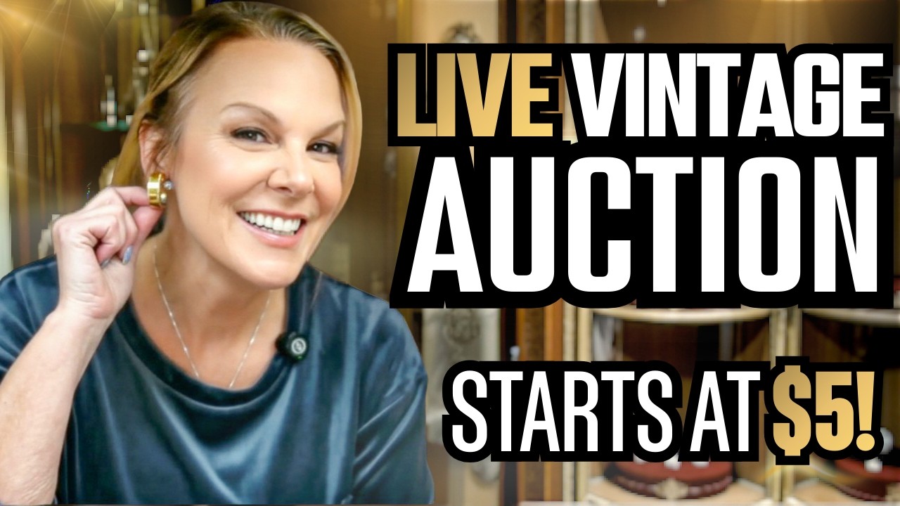 It All Starts at $5! LIVE Vintage Jewelry Auction | Friday 4PM CST