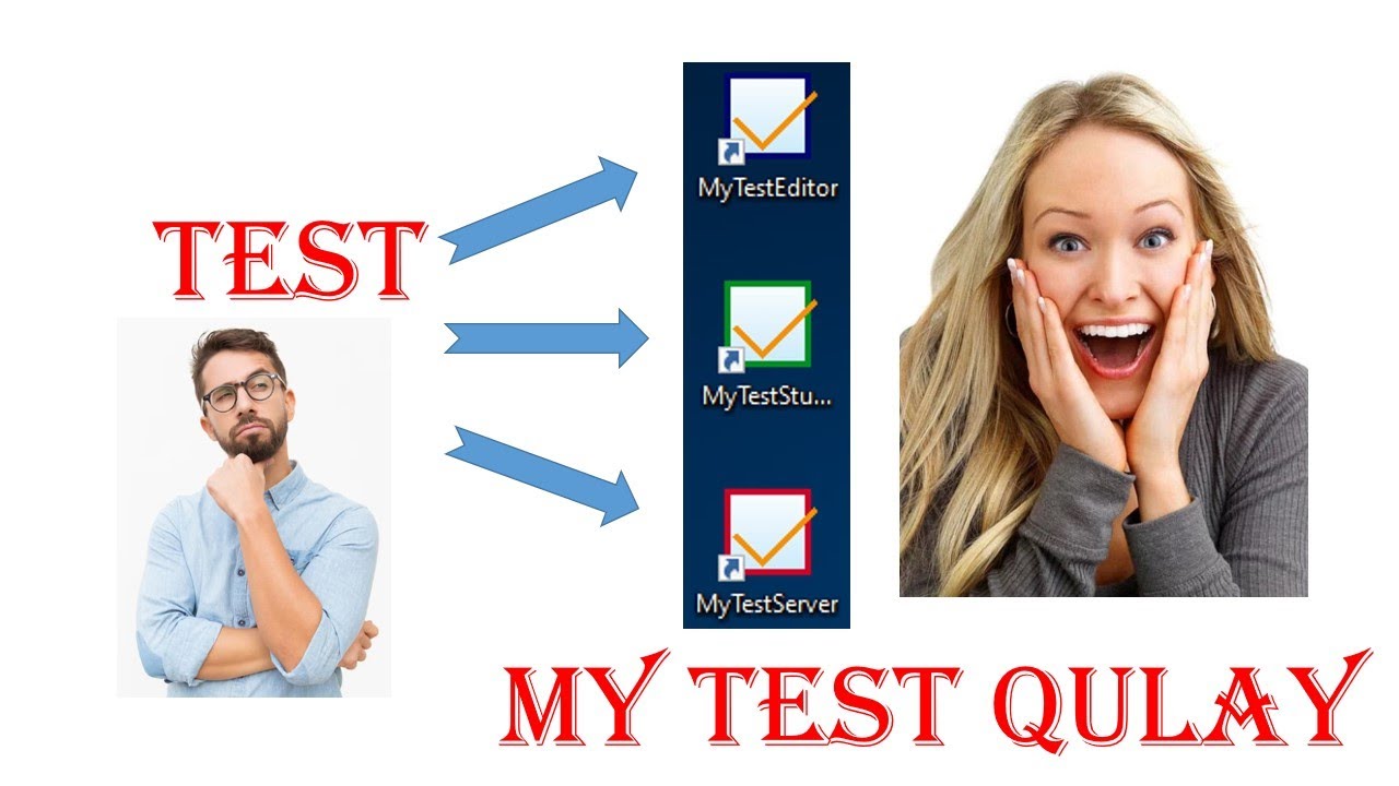 MY TEST dasturida test yaratish