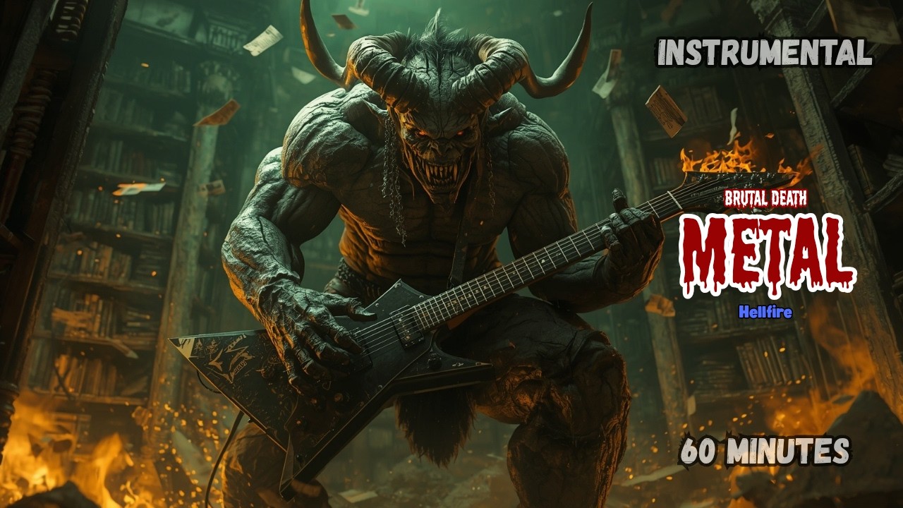 1 HOUR OF BRUTAL DEATH METAL | EXTREME HEADBANGING INSTRUMENTAL METAL MUSIC MADNESS