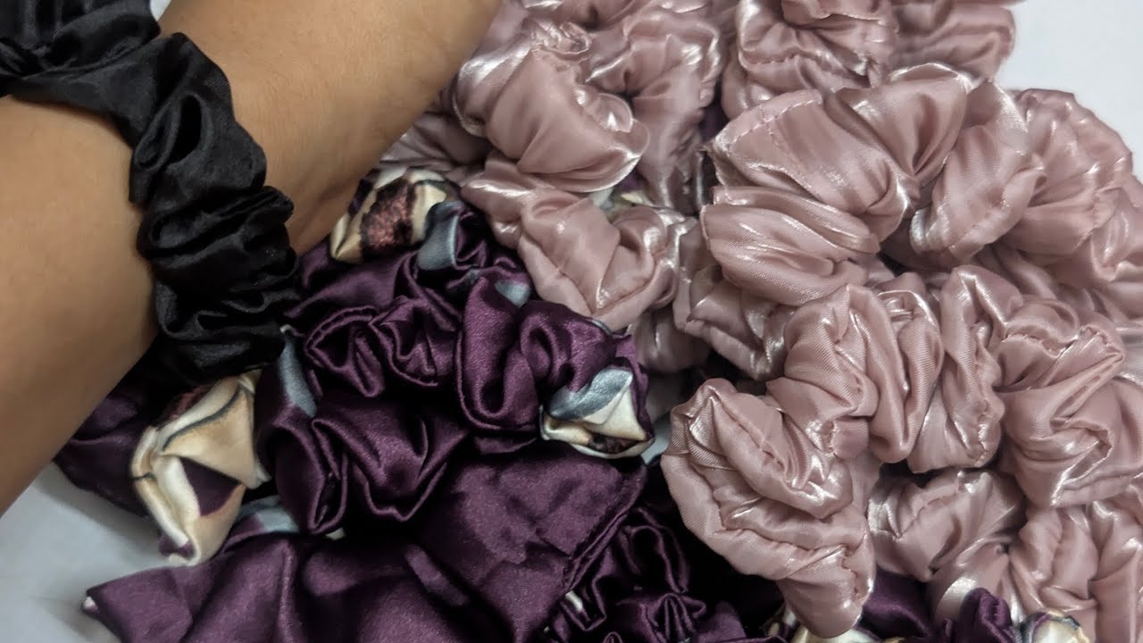Scrunchie making video collection 