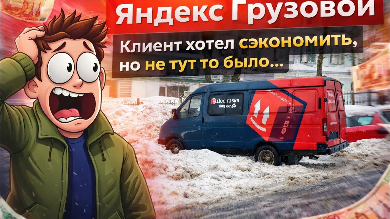 Яндекс Грузовой: Клиент хотел сэкономить, но не тут то было...