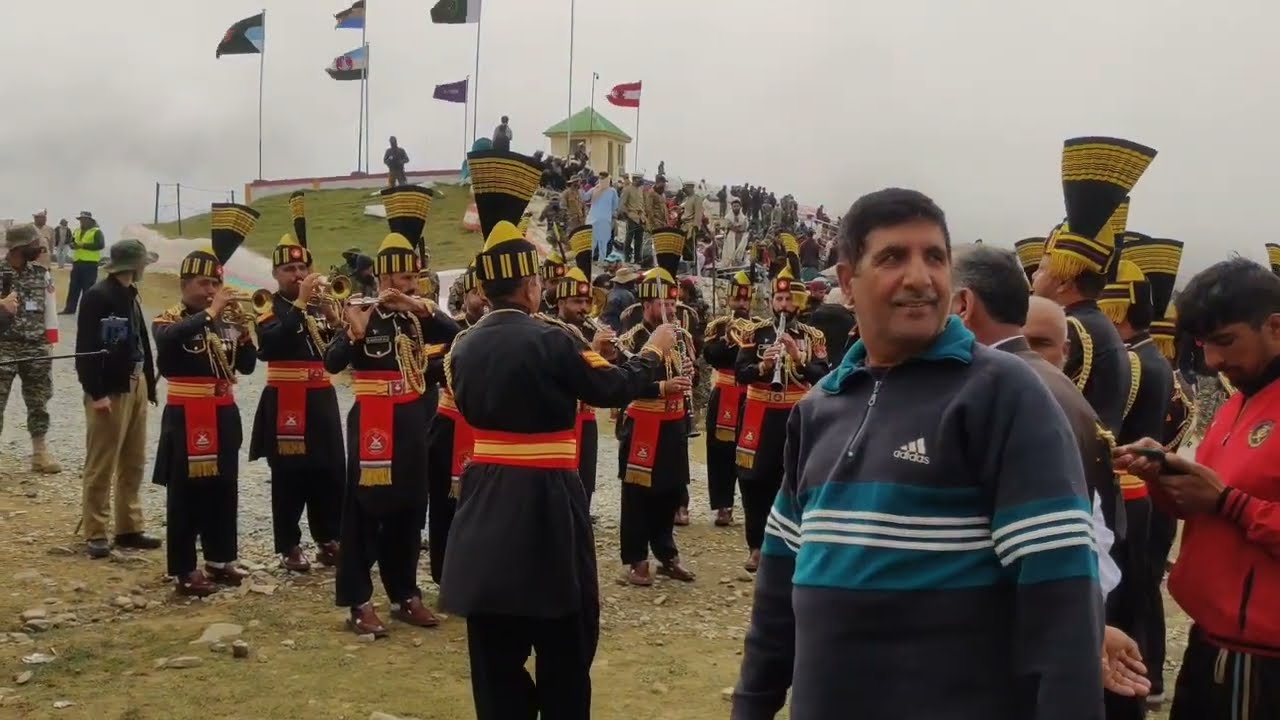 Gb police and Kk alam Shahid ka bdans band  shandurpolofestival 2023
