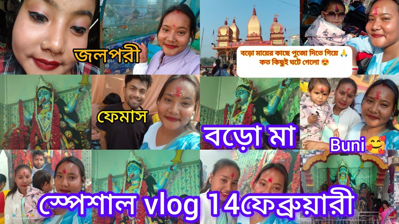 14 ফেব্রুয়ারী বড়মা 🙏 #special #vlog #video 