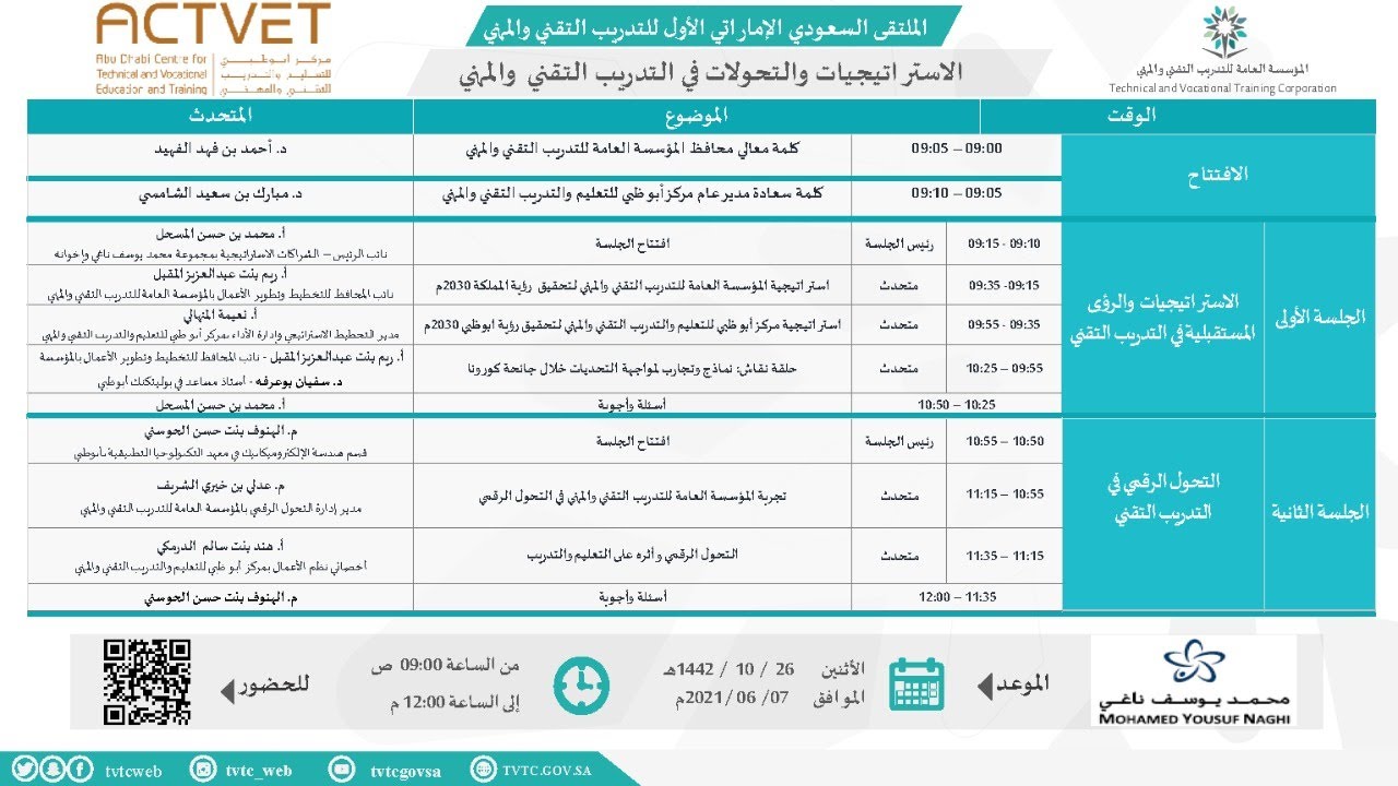الاستراتيجيات و التحولات في التدريب التقني و المهني