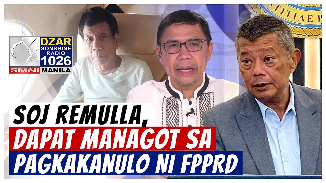 SOJ Remulla, dapat managot sa pagsuko kay FPRRD sa dayuhan — Atty. Torreon