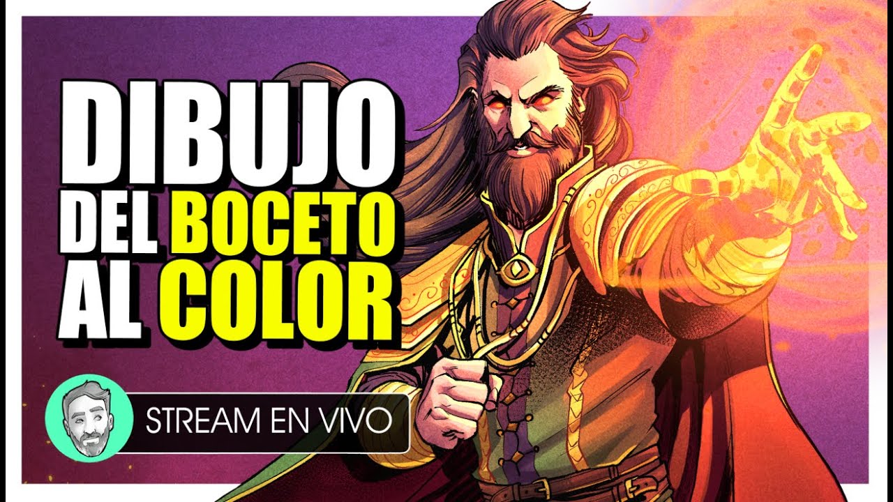 DEL BOCETO AL COLOR - EN VIVO