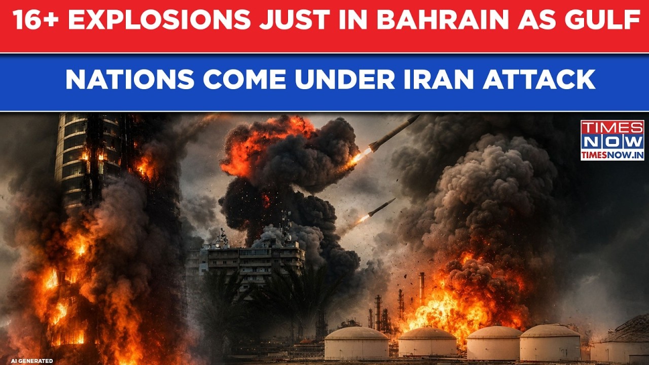16+ Explosions In Bahrain Alone As Gulf Nations Come Under Iran IRGC Attack After US' Apache Revenge