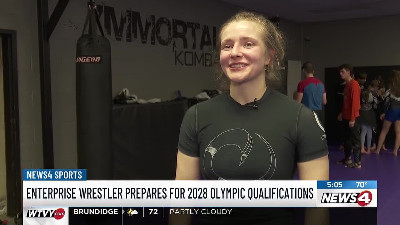 Enterprise wrestling champion sets sights on 2028 Olympics