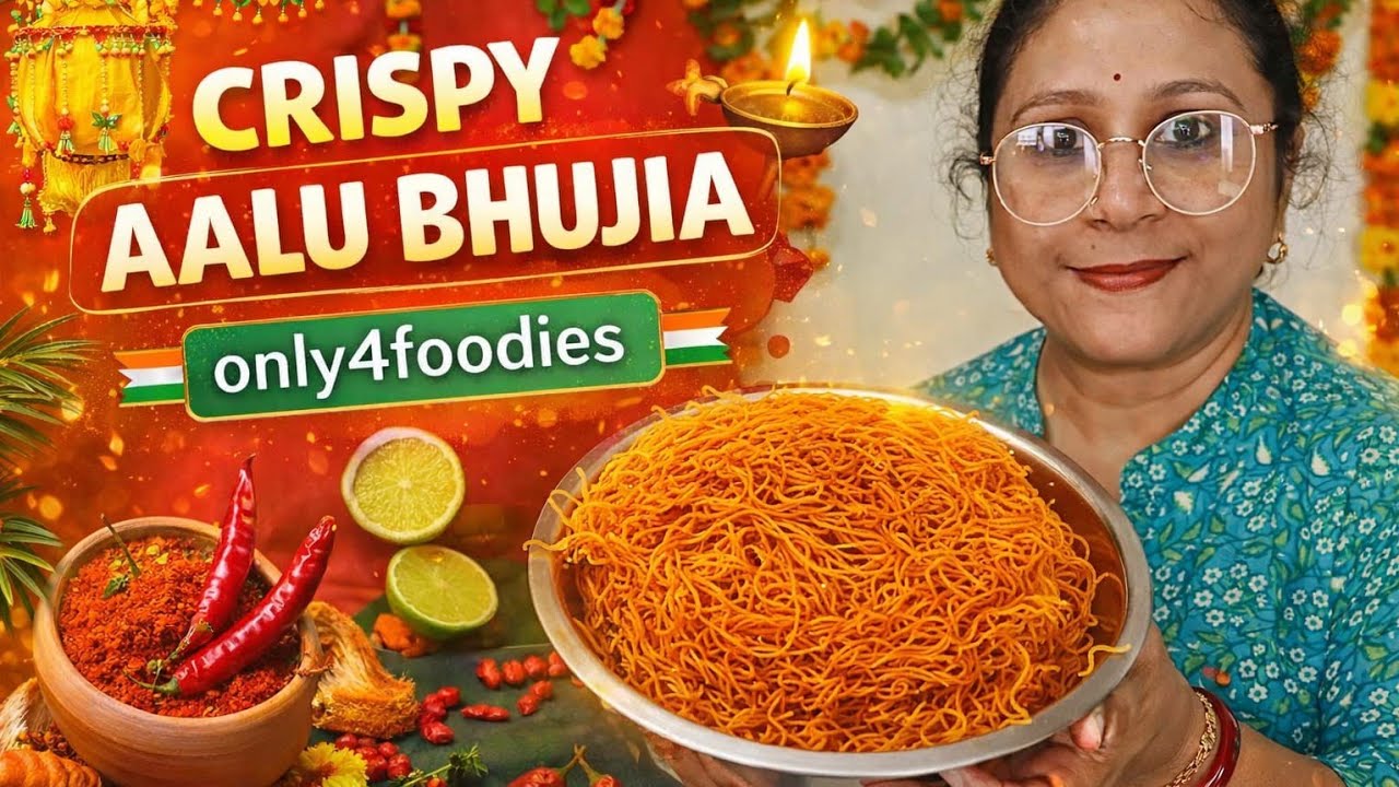आलू भुजिया नमकीन सेव बिना बेसन 🤔 ऐसा ही रिएक्शन था सबका मेरे घर में 😅