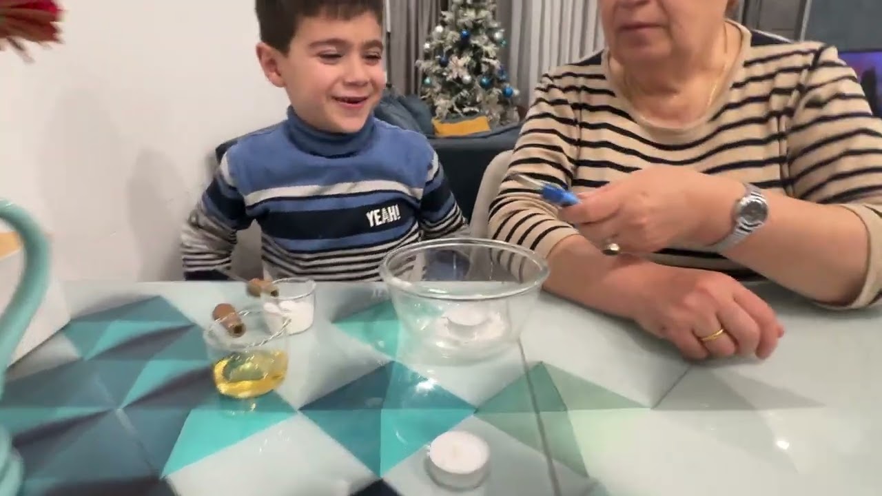 Լաբորատոր փորձեր տատիկիս հետ (փորձ 1) 🔬🧪