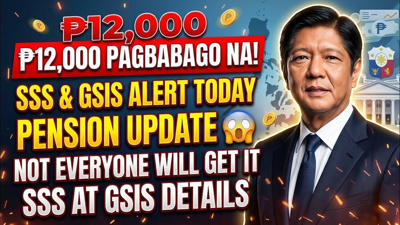 ABRIL 2026: SSS at GSIS Pension Shock &mdash; ₱12,000 na Pagbabago na Walang Inaasahan