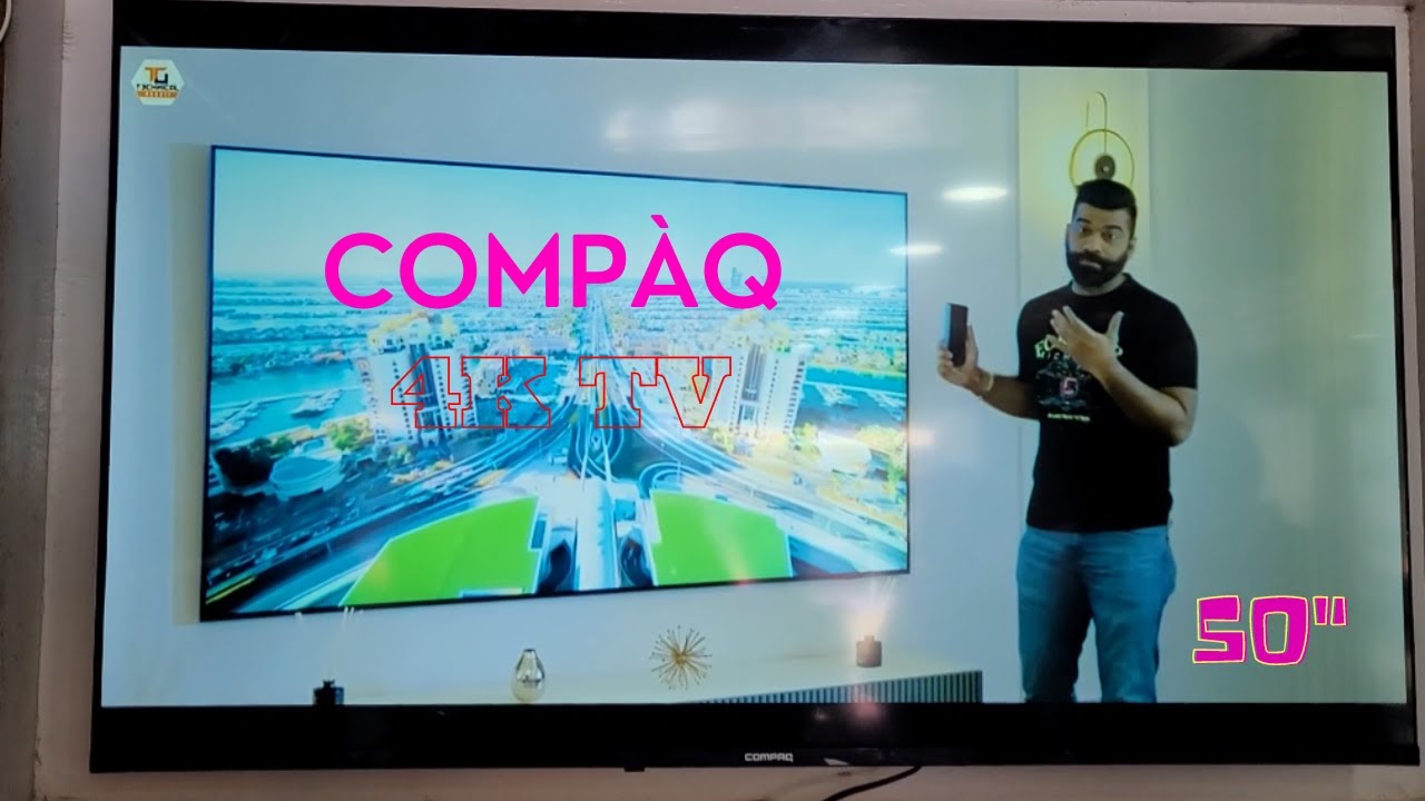 Under 24000 Compaq 50 inch 4k android tv Unboxing || Compaq 50 inch 4k android tv 2022 ||  4k tv